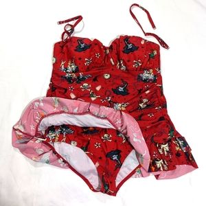 Hot Topic Disney Peter Pan swim suit